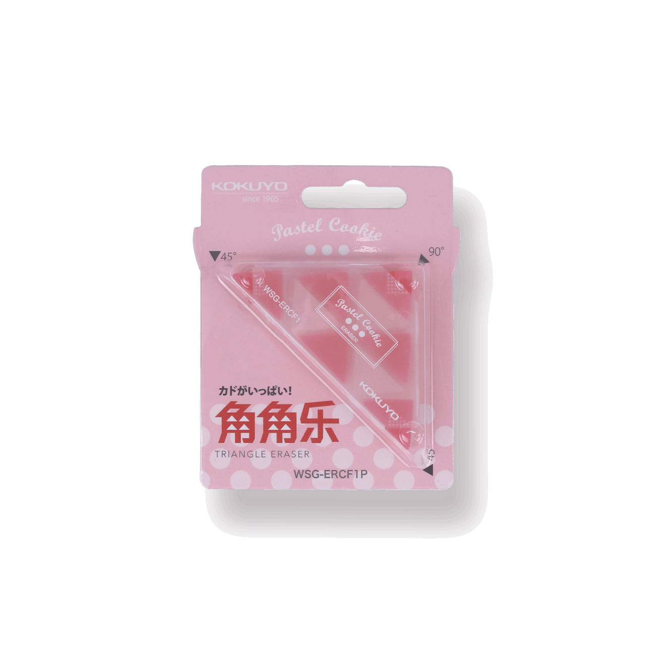 Kokuyo WSG-ERF2 Corner Triangle Eraser - Red